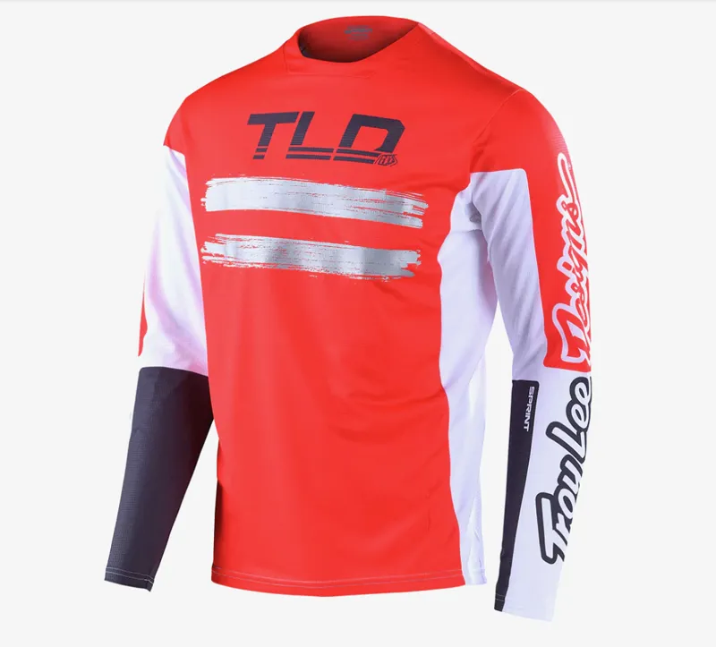 Troy Lee Designs Sprint Youth Jersey in Marker/Red Charcoal